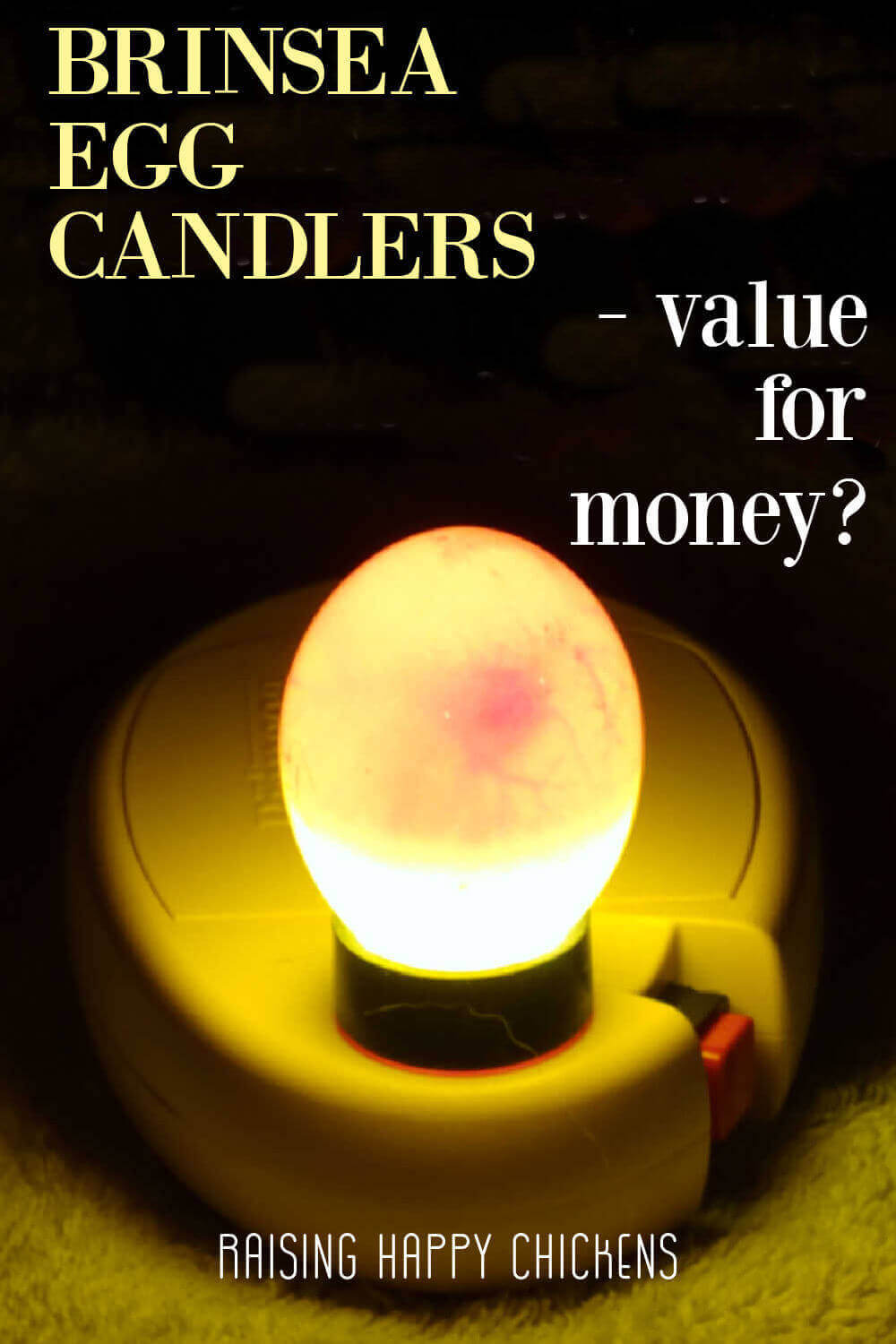Egg Candler Tester High Intensity Cool LED Light Candling Lamp