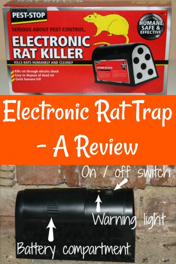 Tebru Electric Rat Trap, Electronic High Voltage Rat Trap Electric Shock Mice  Mouse Rodent Killer, Electronic Mice Killer 